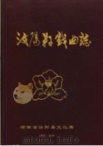 汝阳县戏曲志   1992  PDF电子版封面    杜宝山主编；汝阳县文化局编 