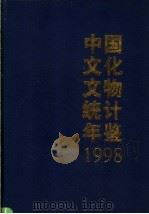 中国文化文物统计年鉴  1998   1998  PDF电子版封面    文化部计划财务司编著 