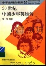 20世纪中国少年英雄传   1991  PDF电子版封面  7539712198  聪聪编著 