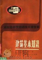 河南省中学劳动技术课教材  建筑基本知识  上（1983 PDF版）