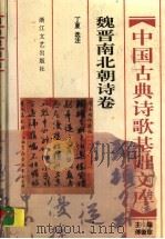 中国古典诗歌基础文库  魏晋南北朝诗卷   1996  PDF电子版封面  7533909003  傅璇琮主编；丁夏选注 