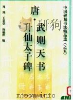 唐·武则天书升仙太子碑（1999 PDF版）