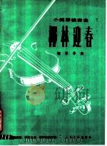 椰林迎春  小提琴独奏曲·钢琴伴奏  正谱本   1980  PDF电子版封面  8026·3686  黄英森，李自立曲；陈华逸配伴奏 