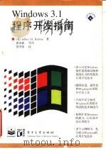 WINDOWS 3.1程序开发指南   1994  PDF电子版封面  7505327410  （美）JEFFREY M.RICHTER著；席永斌译 