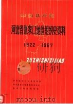 中国共产党河北省张家口地区组织史资料  1922-1987（1991 PDF版）