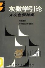 灰数学引论  灰色朦胧集（1992 PDF版）