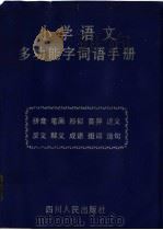 小学语文多功能词语手册（1995 PDF版）