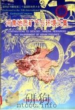 河南地质矿产与环境文集   1996  PDF电子版封面  7801350960  罗铭玖主编；河南省地质矿产厅等编 