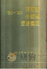 河南省小城镇经济概况  1985-1986   1987  PDF电子版封面    河南省统计局编 