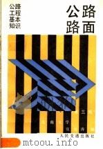 公路路面  第3版   1989  PDF电子版封面  7114004982  庄海涛编 