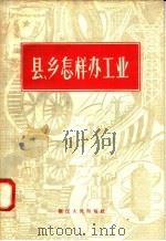 县  乡怎样办工业（1958 PDF版）