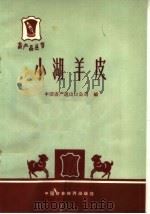 小湖羊皮   1965  PDF电子版封面  15166·289  中国畜产进出口公司编 