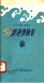 大跃进快板集   1958  PDF电子版封面  T10090·35  辽宁人民出版社编 