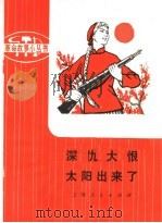 革命样板戏故事  深仇大恨  太阳出来了   1974  PDF电子版封面  10171·368  根据革命现代舞剧《白毛女》改编 