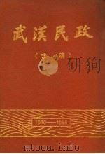 武汉民政  志稿  1840-1985     PDF电子版封面    武汉民政志编纂办公室 