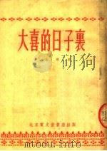 大喜的日子里  独幕话剧   1954  PDF电子版封面    李赤编剧 