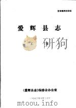 爱辉县志·工交   1983  PDF电子版封面    《爱辉县志》编委会办公室 