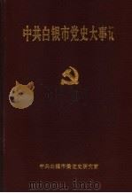 中共白银市党史大事记（1996 PDF版）