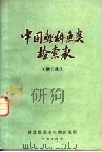 中国鲤科鱼类检索表  增订本（1976 PDF版）