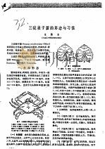 三疣梭子蟹的形态与习性（ PDF版）