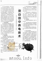 茭白田中养龟技术     PDF电子版封面    邬文华 