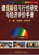 建设项目可行性研究与经济评价手册   1998  PDF电子版封面  7800708241  和宏明，彭兆声主编 
