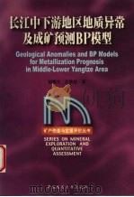 长江中下游地区地质异常及成矿预测BP模型   1999  PDF电子版封面  7562514127  赵鹏大，吕新彪著 