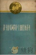 战斗在不同岗位上的民族青年   1960  PDF电子版封面  M3140·56  中国共产主义青年团四川省委员会编 