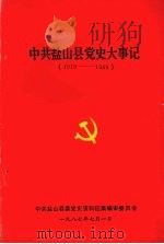 中共盐山县党史大事记  1919—1949（1987 PDF版）