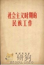 社会主义时期的民族工作   1980  PDF电子版封面  3049·94   