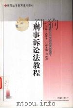 刑事诉讼法教程   1996  PDF电子版封面  750361949X  武延平主编 