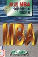 激活MBA 知识经济中的智能决策   1999  PDF电子版封面  780132515X  刘伟钢，曾道先编著 