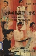 公共关系原理与实务   1991  PDF电子版封面  7504411248  黄运武主编 
