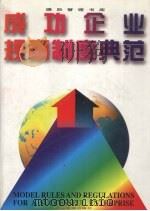 成功企业规章制度典范   1996  PDF电子版封面  780001665X  北京德辰管理研究中心主编 