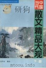 当代中国散文精品大观  下   1995  PDF电子版封面  7806051465  吴泽永编 