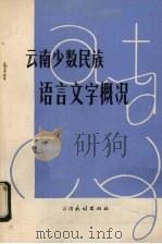 云南少数民族语言文字概况   1980  PDF电子版封面  9184·4  周耀文，戴庆厦著 