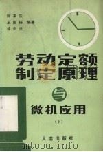 劳动定额制定原理与微机应用  下   1989  PDF电子版封面  7805550018  何来生等编著 