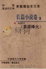 中国现当代文学茅盾眉批本文库  长篇小说卷  2（1996 PDF版）
