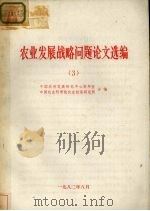 农业发展战略问题论文选编  3   1982  PDF电子版封面    中国农村发展研究中心资料室，中国农业科学院农业经济研究所合编 