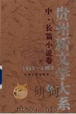 贵州新文学大系  1919-1989  中、长篇小说卷  下   1997  PDF电子版封面  7221040478   