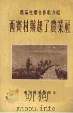 西赛村办起了农业社   1954  PDF电子版封面    史迂臻著 