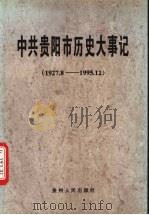 中共贵阳市历史大事记  1927.8－1995.12（1998 PDF版）