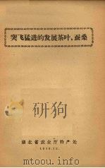 突飞猛进的发展茶叶、蚕桑   1958  PDF电子版封面    湖北省农业特产处 