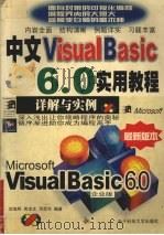 中文Visual Basic 6.0实用教程 详解与实例   1999  PDF电子版封面  7810652591  沈旭辉，周定文，邓思华编著 