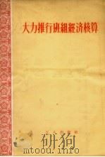 大力推行班组经济核算   1956  PDF电子版封面  4007·3   