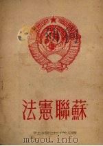 苏联宪法   1949  PDF电子版封面     