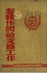 怎样作团的支部工作   1951  PDF电子版封面    青年团川西区工作委员会编 