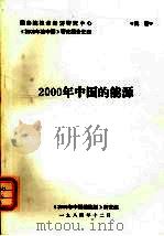 2000年中国的能源（1984 PDF版）