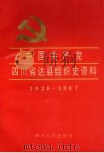 中国共产党四川省达县组织史资料  1928-1987（1993 PDF版）