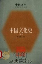 中国文化史  中（ PDF版）
